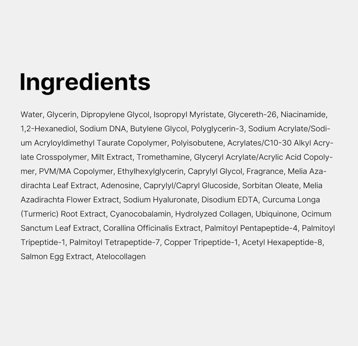 PDRN Collagen Pink Peptide Serum 2.0 [ Gentle - non sticky - Fast Absorbing]