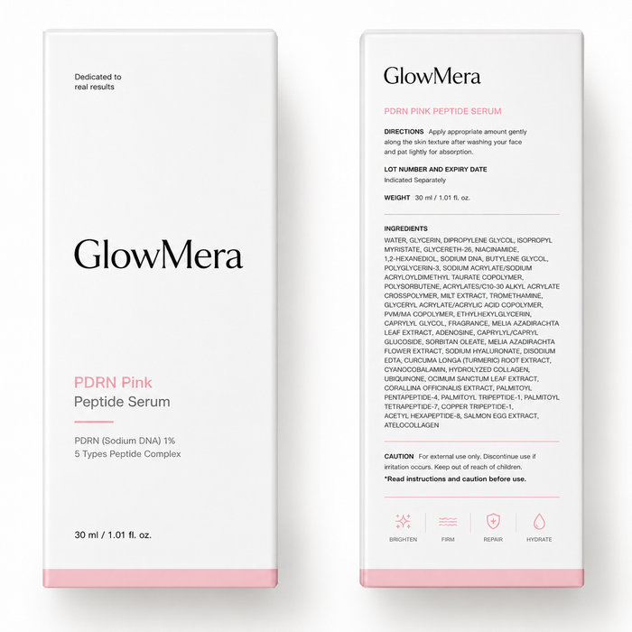PDRN Collagen Pink Peptide Serum 2.0 [ Gentle - non sticky - Fast Absorbing]